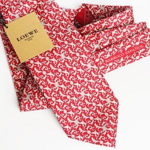 LOEWE Silk Necktie Barroco Espanol NWT